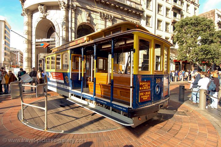 the Powell Street Cable Car turnaround