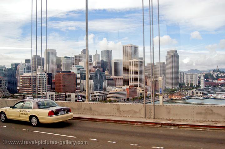 view from the San Francisco- Oakland Bay Bridge