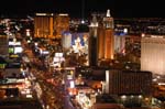 view over the Strip from the Eiffel Tower