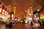 at the downtown Fremont Street Experience