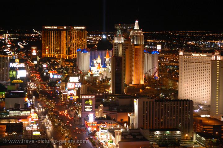 overlooking the strip