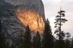 late afternoon sun on North Dome