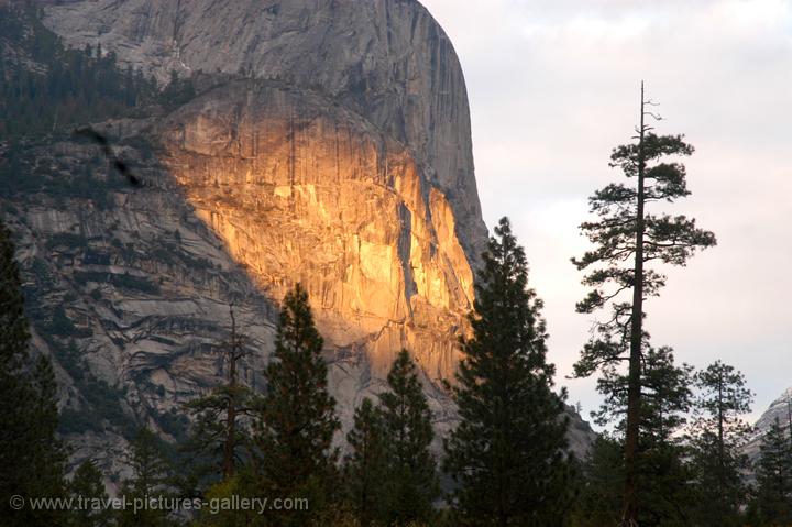late afternoon sun on North Dome