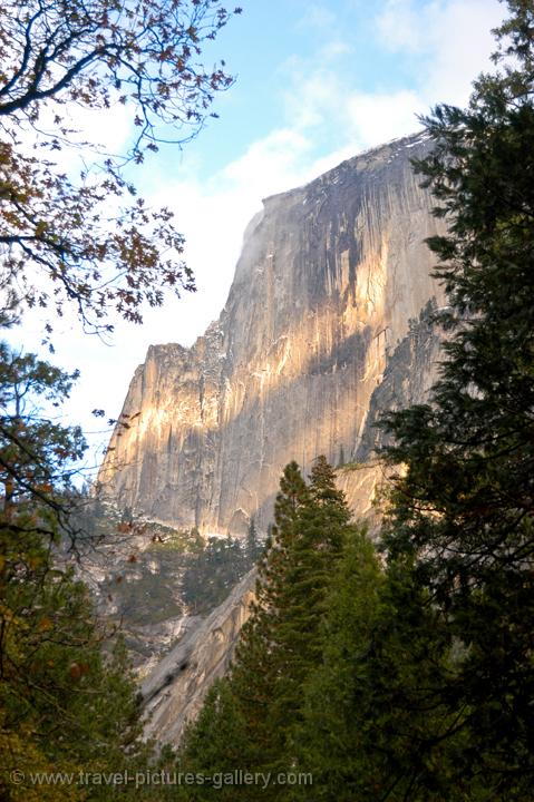 National Park - afternoon sun on Half Dome