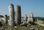 Pobiti Kamani geological site near the Black Sea town of Varna