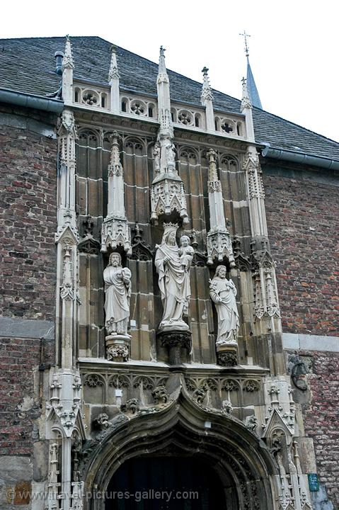 sculpture on a Cathedral door