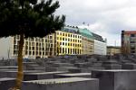 the Jewish Holocaust Memorial, field of stelea