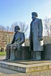 Marx and Engels statue