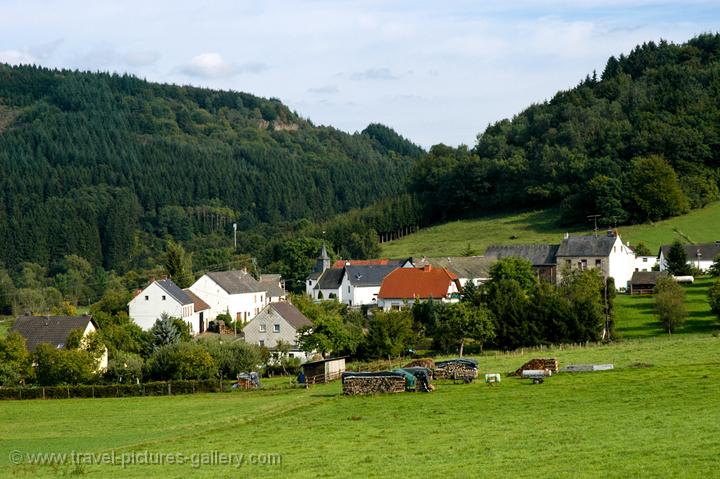 a traditional village in the Kyll River valley