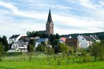 the Niederbettingen village church, traditional villages