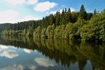 the Speicher Perlenbach, a small lake