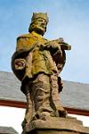 statue of a saint at a village church