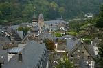 the roofs of the town from the castle