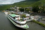 cruise ship at the town of Bernkastel Kues