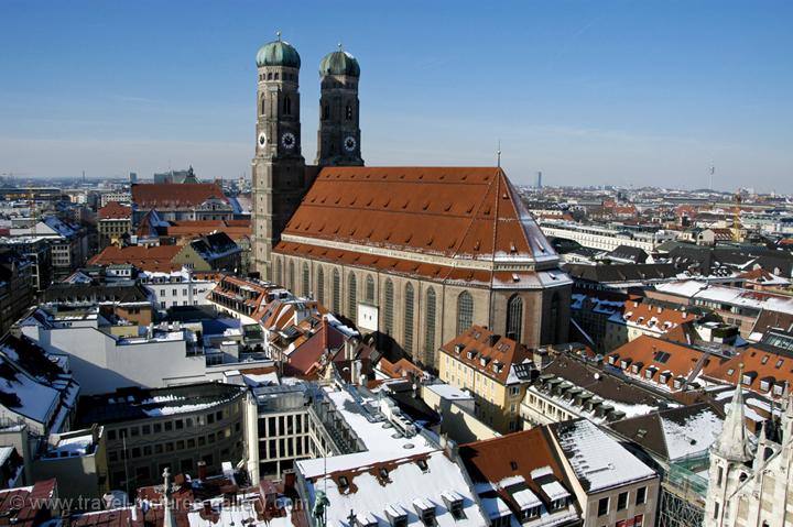 Frauenkirche, from the Town Hall Tower