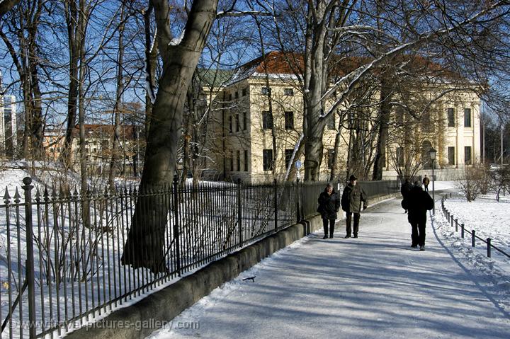 walking in the park