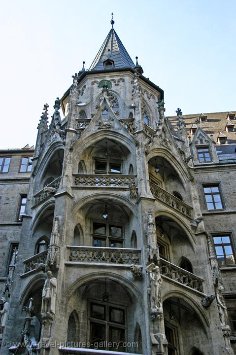 the Gothic Town hall stairway