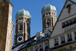 the towers of the Frauenkirche, Munichs landmark
