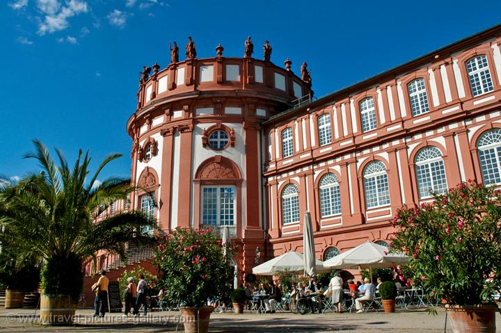 the Baroque Schloss (Castle) Biebrich, near Wiesbaden