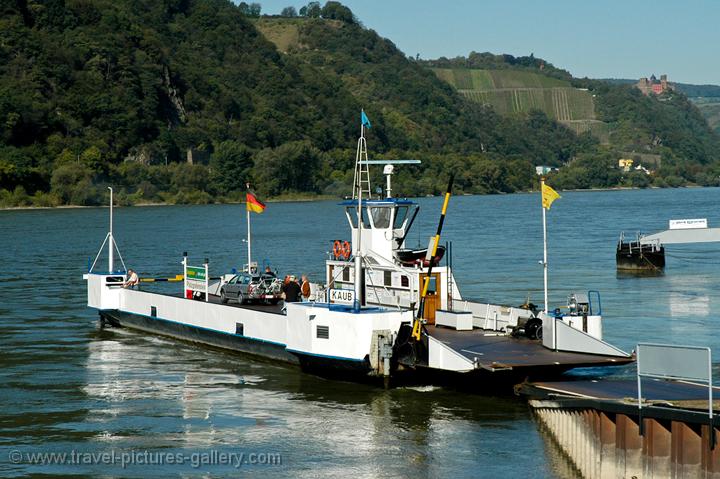ferry crossing the river