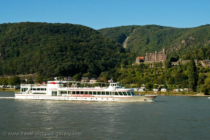 cruise ship near St. Goar