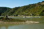 at the Loreley (Lorelei), luring the ships