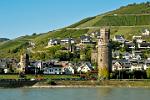 castle tower in the town of Oberwesel