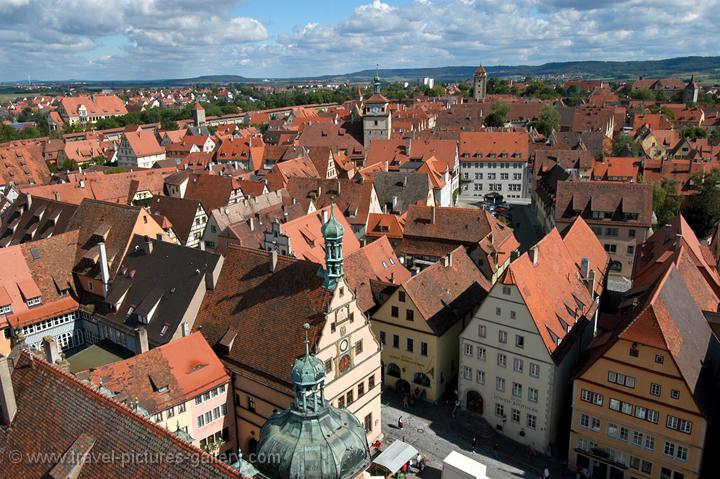 the view from the Rathaus Tower