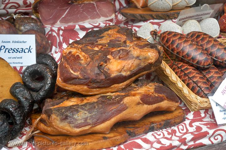 cured ham, a Bavarian specialty