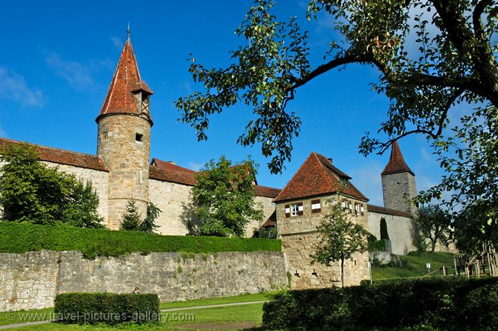 the town walls