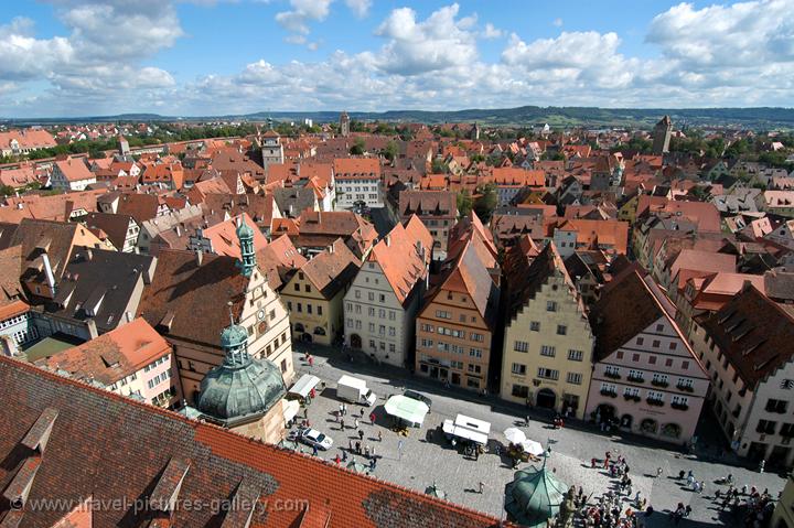 the view from the Rathaus tower, Marktplatz