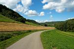 the Bavarian landscape near town