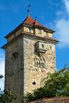 a city gate watchtower