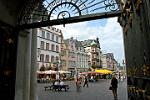 the main market from St Gangolf gate