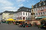 main market, with the fountain