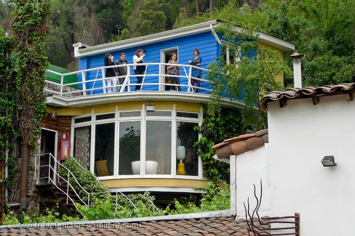 Pablo Neruda's house, 'La Chascona', Barrio Bellavista