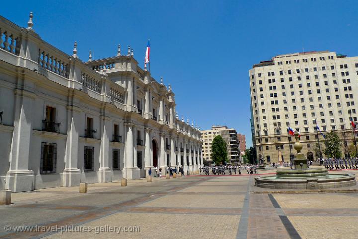Pictures of Chile - Santiago-0061 - Palacio de la Moneda, the ...