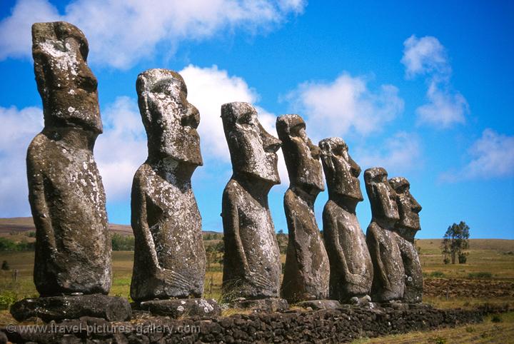 Jordan - dummy - Moai statues at Ahu Akivi