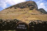 Pictures of Chile- Rapa Nui- Easter Island - Ranga Roa volcano