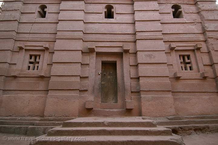 the monolithic Bet Amanuel church, Lalibela