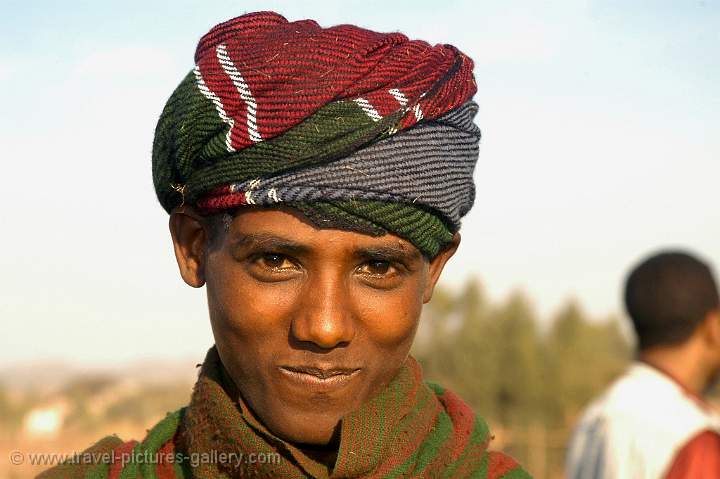 boy with turban, Lake Tana