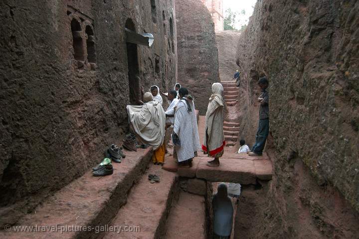 at the Bet Golgotha and Bet Mikael church, Lalibela