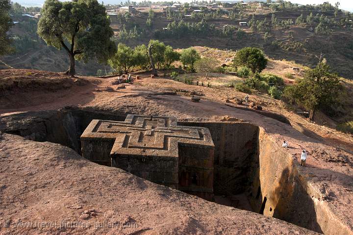 Bet Giyorgis, a church hewn out of the rock, Lalibela