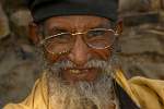 a friendly priest at Gemjabet Maryam church in Gonder