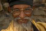 a friendly priest at Gemjabet Maryam church in Gonder