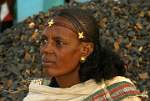 woman wearing traditional jewellery, Aksum