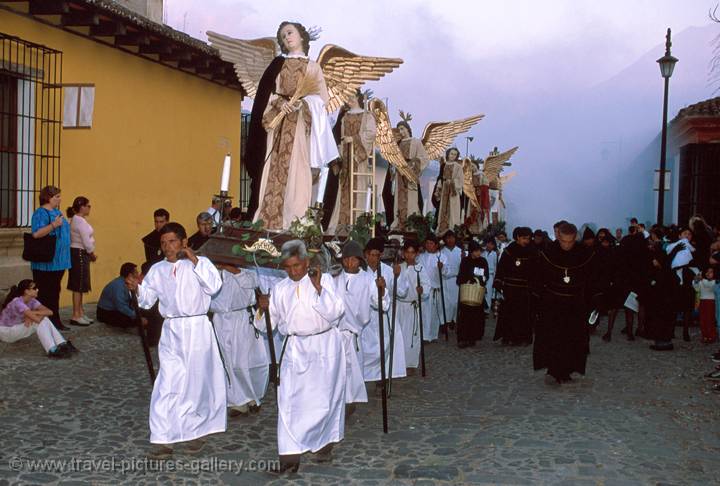 Semana Santa procession in Antigua, Guatemala