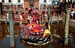 Vishnu worshipping at Budhanilkantha, Kathmandu, Nepal