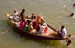 wedding ceremony on the River Ganges, Varanasi, India