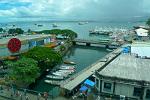 a view over the harbour from the Downtown Boulevard Shopping Centre